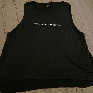 Tavi brand Pure Barre crop tank
